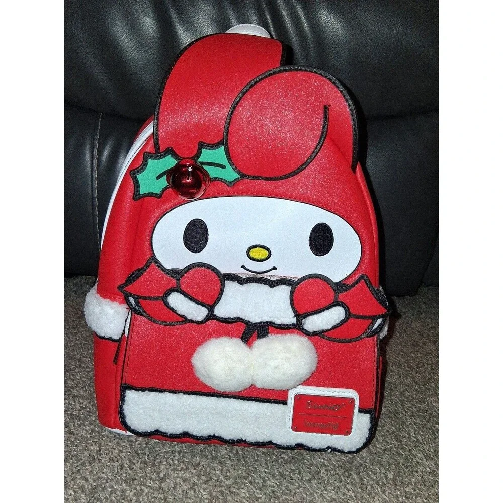 NEW! Loungefly Sanrio My Melody Holiday Cosplay Mini Backpack